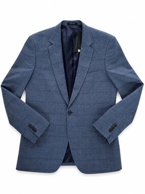 KUDORO Mens Plaid Blazer Sports Coat Casual Slim Fit Checkered Blazer